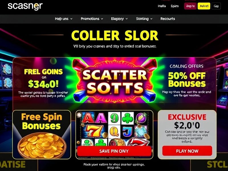 Discover the world of scatter slots at ScatterSlots.com. Explore free slot games, casino guides, and exclusive bonuses for online slot enthusiasts. Play now!